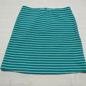 Talbots Petites striped Summer skirt with pockets Size 4P